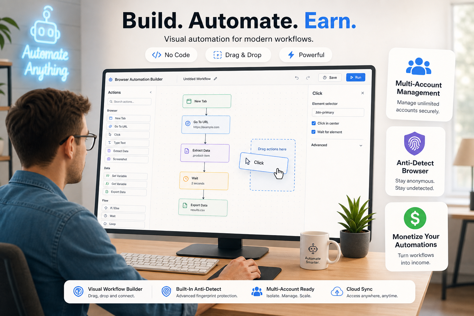 GPM Automate: No-Code Browser Automation Platform
